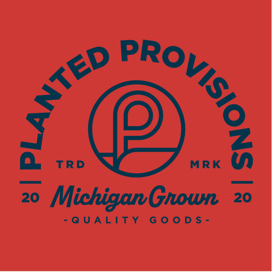 Pullover Hoodie - Michigan Grown Red