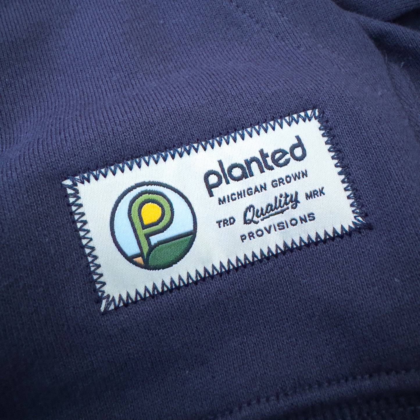 Pullover Hoodie - Michigan Grown Blue