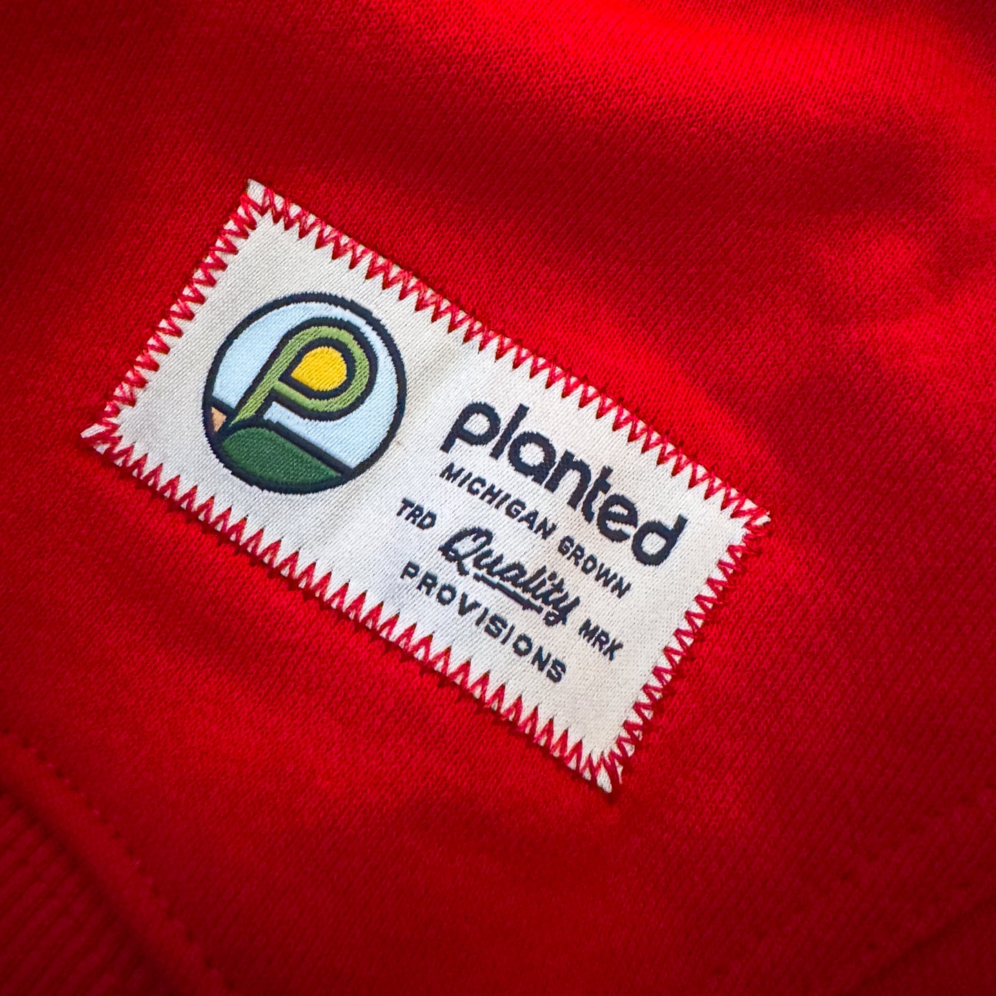 Pullover Hoodie - Michigan Grown Red