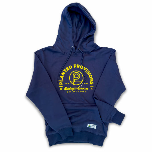 Pullover Hoodie - Michigan Grown Blue