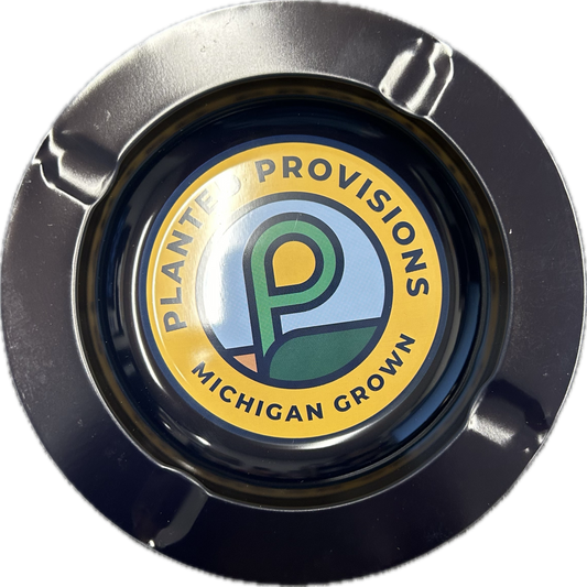 Black Planted "P" Coin Ash Tray