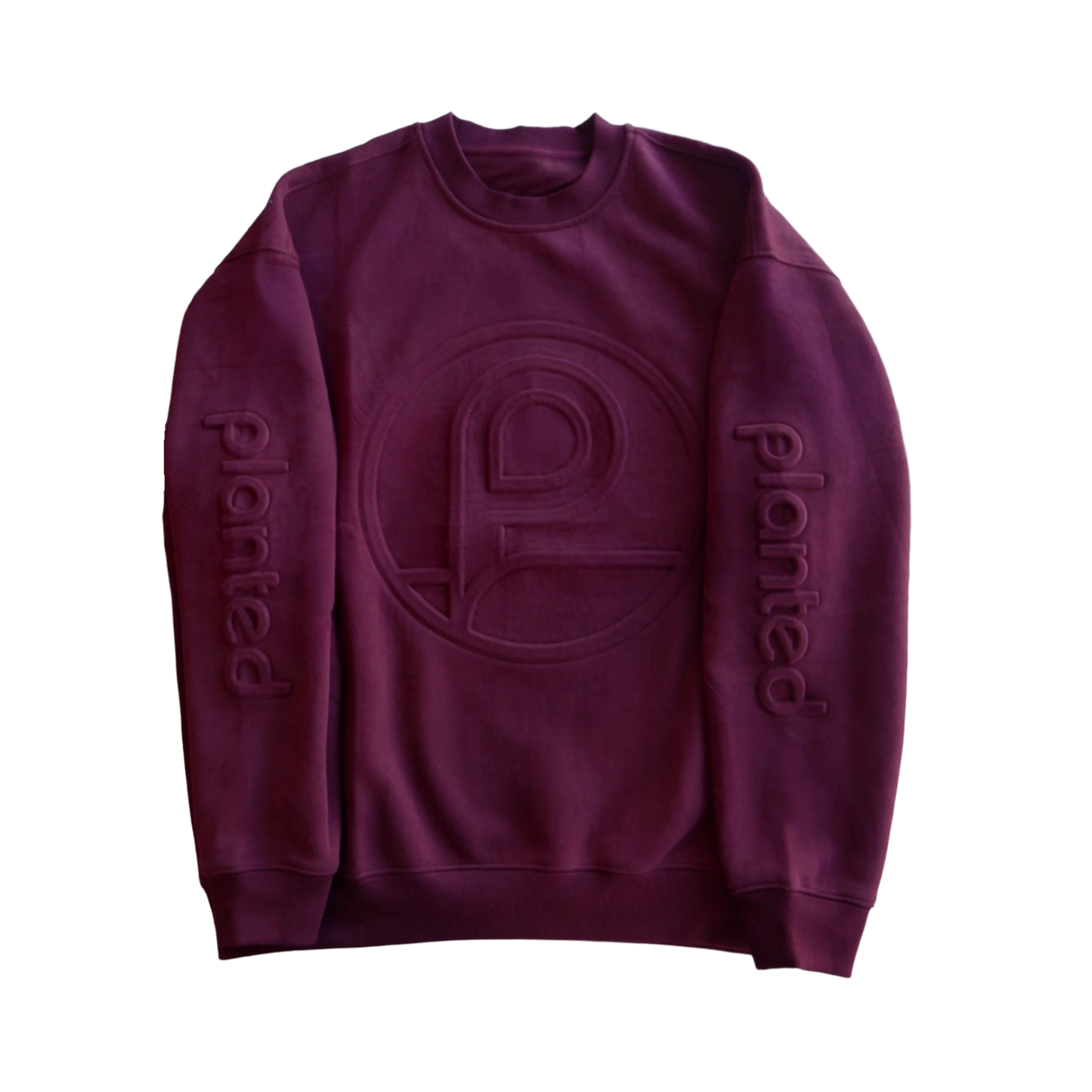 Wear-Planted's Maroon 3D Crewneck
