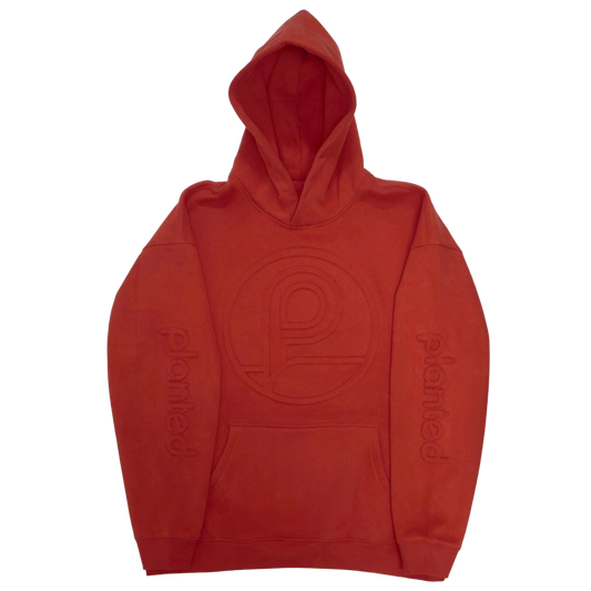 Wear-Planted's Electric Red 3D Hoodie